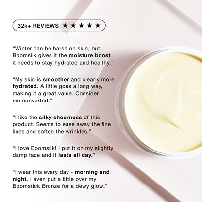 Boomsilk® Face Moisturizer Cream 8 oz | Rejuvenating Face Lotion, For Mature Skin, Olive Oil, Beeswax & Honey, Hydrating Body Lotion for Women